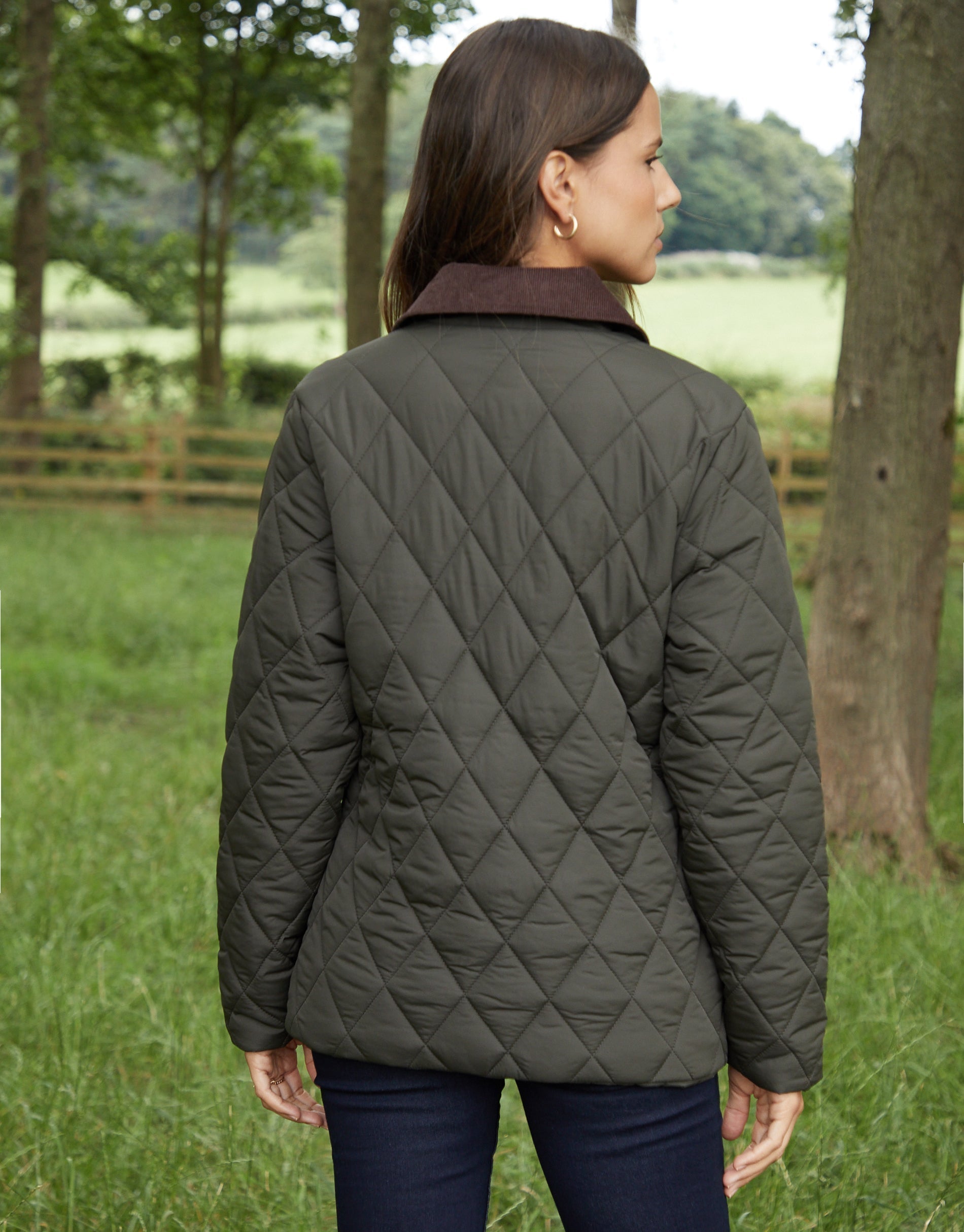 TBLD09997LadiesPineCordCollarShortPaddedJacketKhaki_b