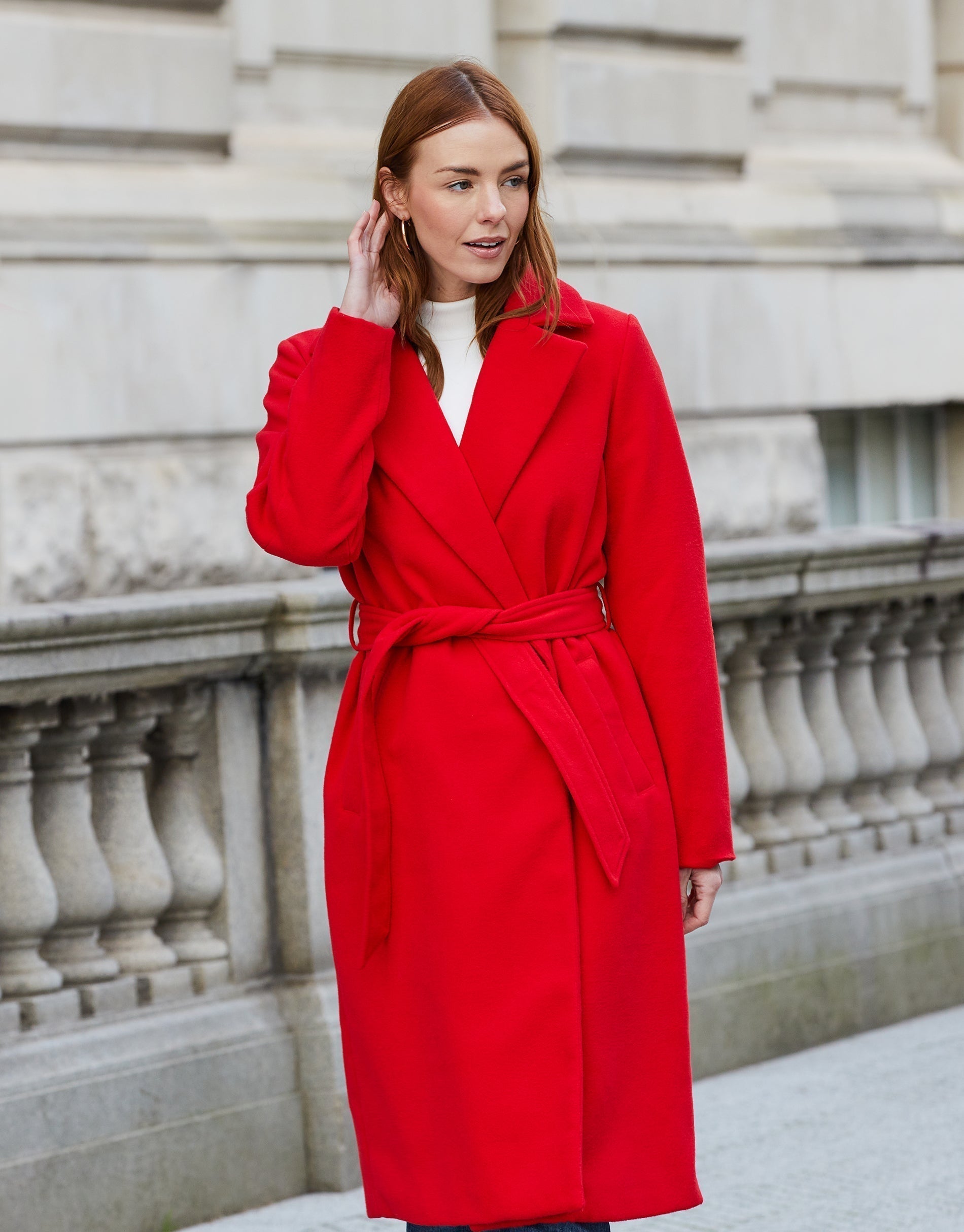 womens-red-revere-collar-belted-tailored-ladies-formal-coat-tbld06874-3